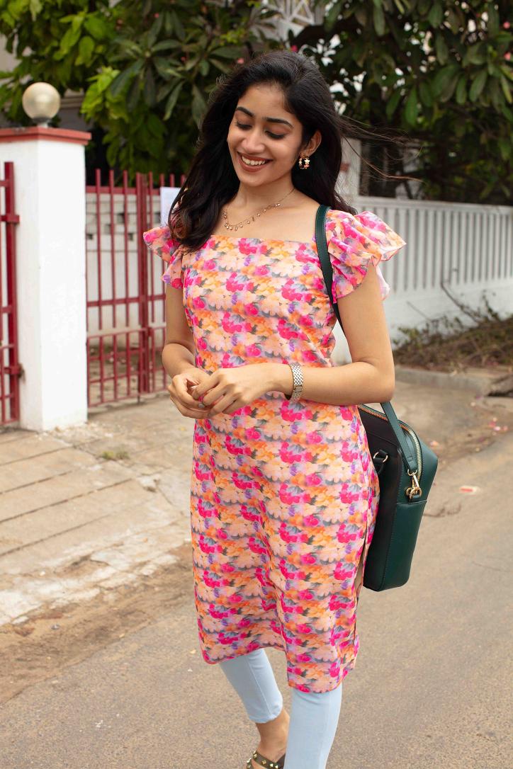 Pink Flora Top
