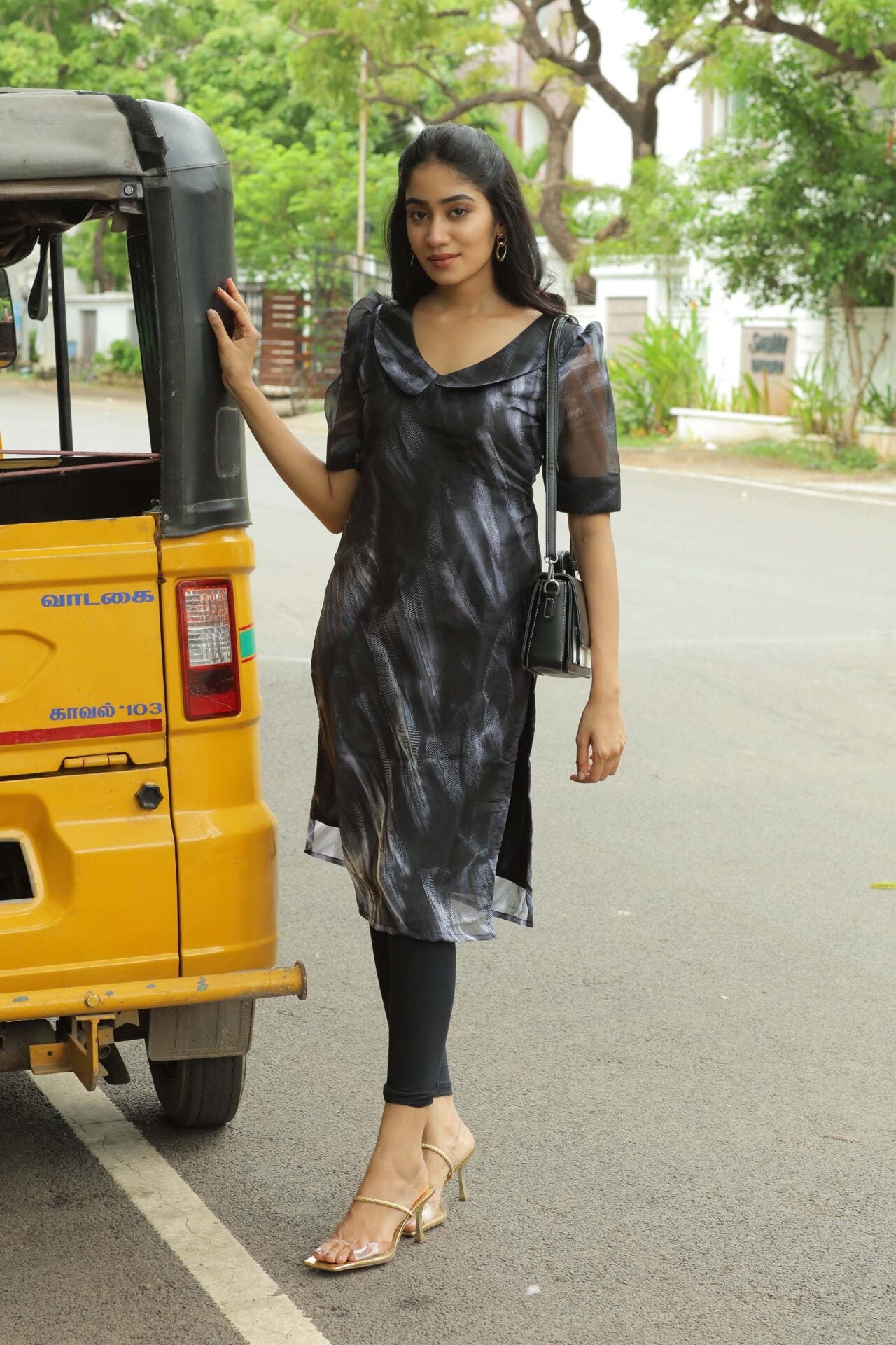 Teddy Purple Black Kurti