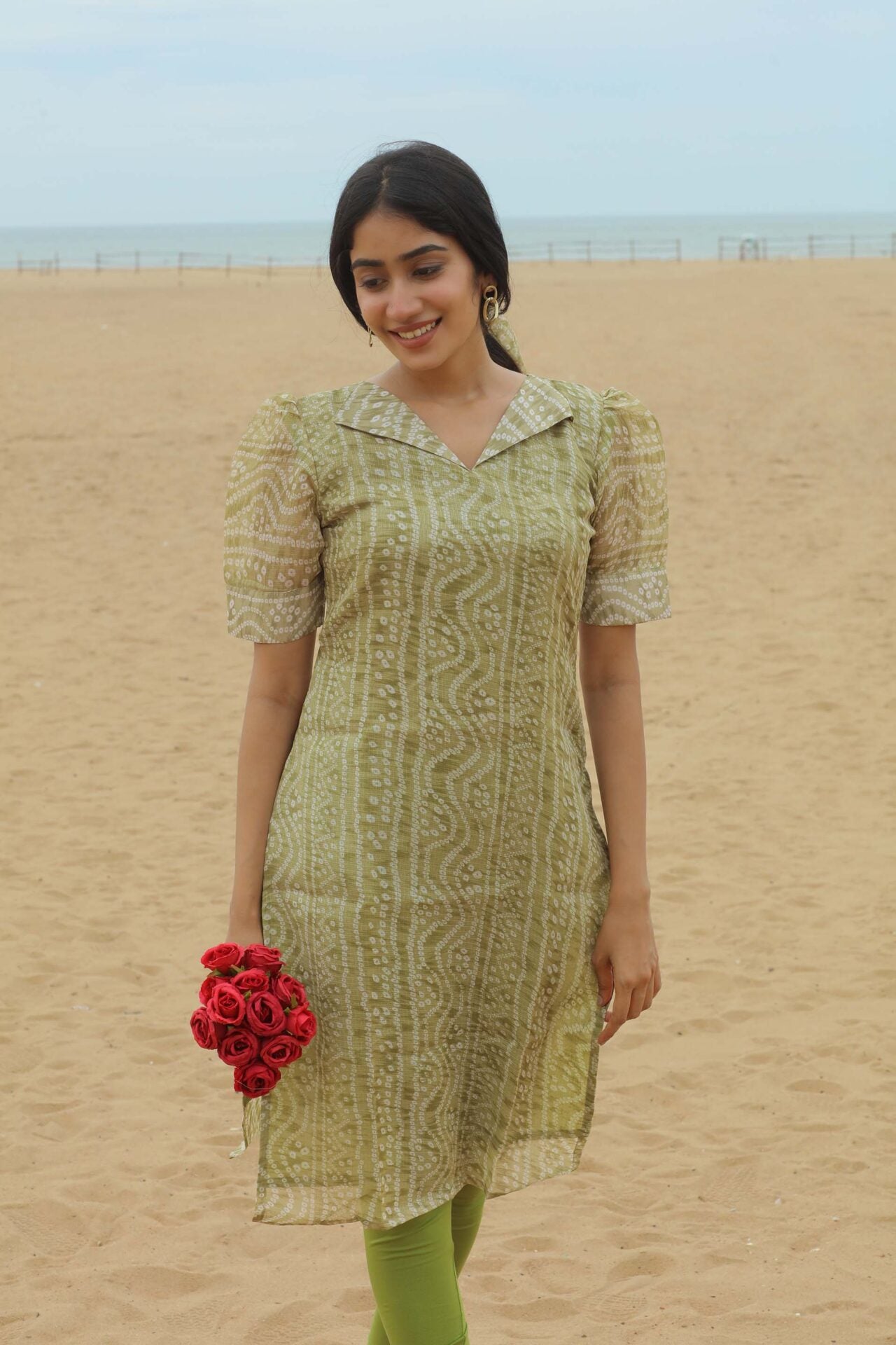 Green Bandini Kota Kurti